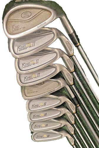 King Cobra II Oversize Iron Set 3-PW,SW RH Men's Regular Steel 5i 38" Good Grips