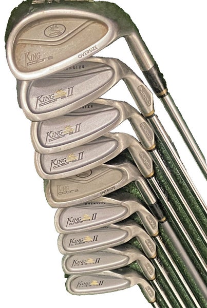 King Cobra II Oversize Iron Set 3-PW,SW RH Men's Regular Steel 5i 38" Good Grips