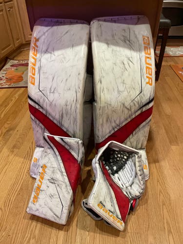 35" 2018 Bauer 2s pro Regular Goalie Full Set Pro Stock (Used)