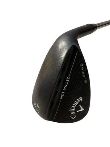Used Callaway MD3 W GRIND Golf Wedge Mens RH Black 54 Degree 11835-S000198903