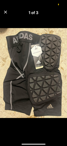Black Small / Medium Kids Unisex Adidas Compression (New)