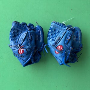2 Pack - Blue Rawlings Highlight Series RH Baseball Glove 9.5"