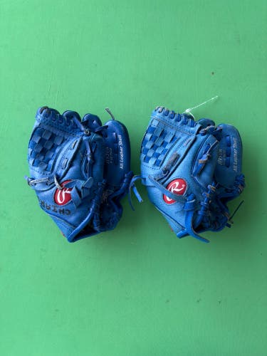 2 Pack - Blue Rawlings Highlight Series RH Baseball Glove 9.5"