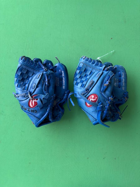 2 Pack - Blue Rawlings Highlight Series RH Baseball Glove 9.5"