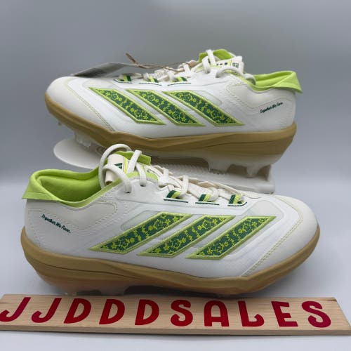 Adidas Adizero Impact TPU Baseball Cleats JQ8232 White Pulse Lime Men’s Sz 8 

New Without Box-Rare