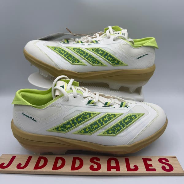Adidas Adizero Impact TPU Baseball Cleats JQ8232 White Pulse  display picture 2