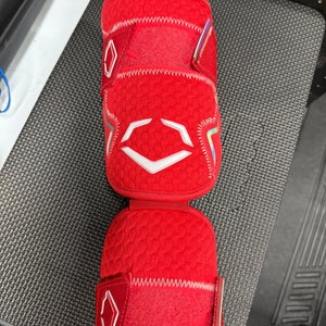 Red Senior EvoShield Two Piece Elbow Guard Elbow Protection (Used)
