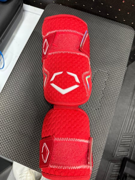 Red Senior EvoShield Two Piece Elbow Guard Elbow Protection (Used)