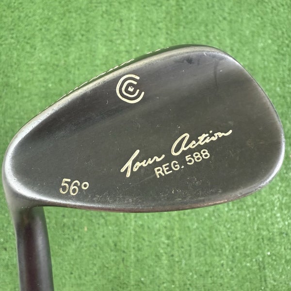 Cleveland Tour Action Reg 588 Gunmetal Finish Sand Wedge 56 Left Handed Stiff