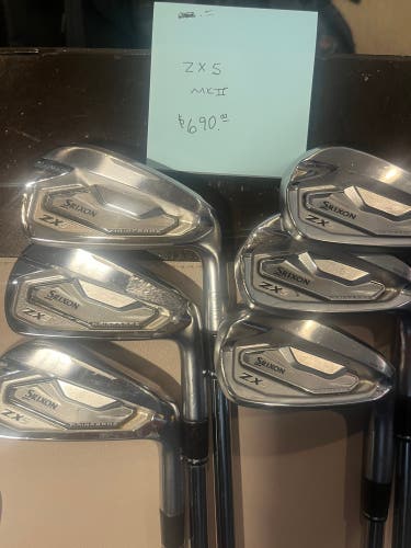 Men's 2024 Srixon ZX5 MKII Right Handed Iron Set Stiff Flex Steel Shaft (Used)