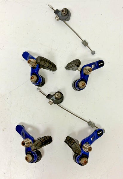 Vintage 1990s Cannondale CODA Blue Anodized Aluminum Cantilever Brakes GREAT