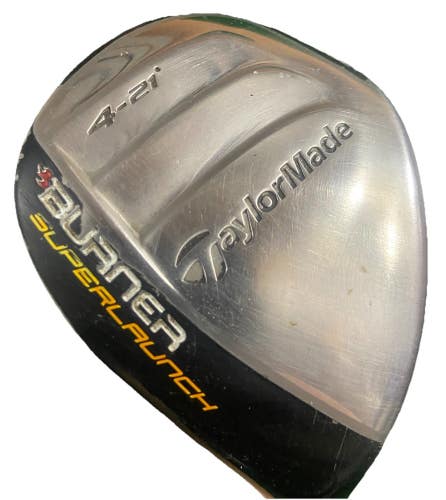 TaylorMade Burner Superlaunch 4 Hybrid 21* RH 60g Senior Graphite 40" Nice Grip