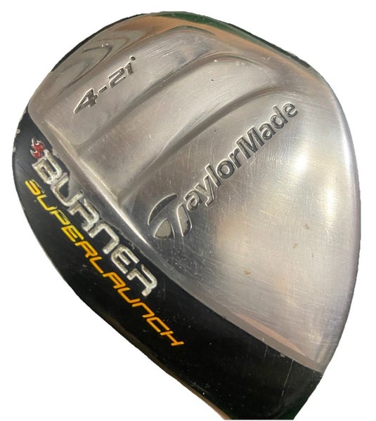 TaylorMade Burner Superlaunch 4 Hybrid 21* RH 60g Senior Graphite 40" Nice Grip