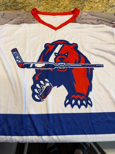 Coast Guard inspired hockey Jersey, #4, L