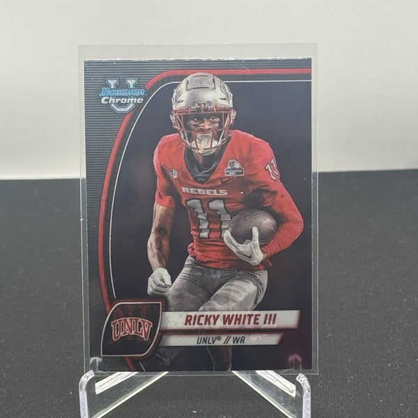 Ricky White III UNLV Rebels 2024 Bowman U Football Base #153