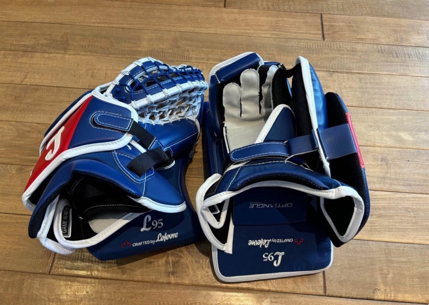 Brand New 34+1.5 True Hzrdus PX4 L95 Pro Goalie Pads & Gloves Set