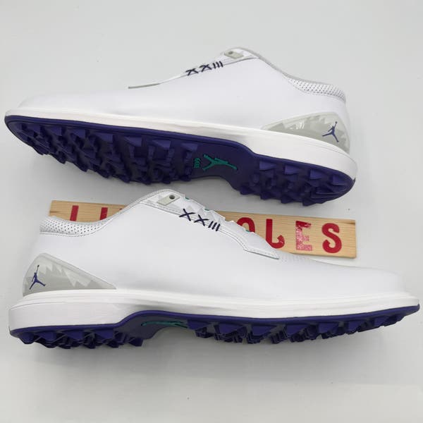 Jordan ADG 5 Men\'s Size 12‎ White Spikeless Golf Shoes Nike Air Jordan ADG 5 Spikeless Golf Shoes Fairway Styles main image 2
