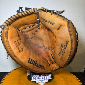 Wilson Pro Staff RH Catcher's Baseball Glove (Used)