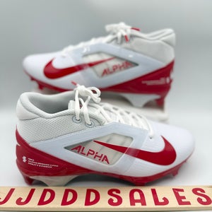 Nike Alpha Menace 4 Pro Football Cleats University Red White FD7037-102 Men Sz 8

New Without Box