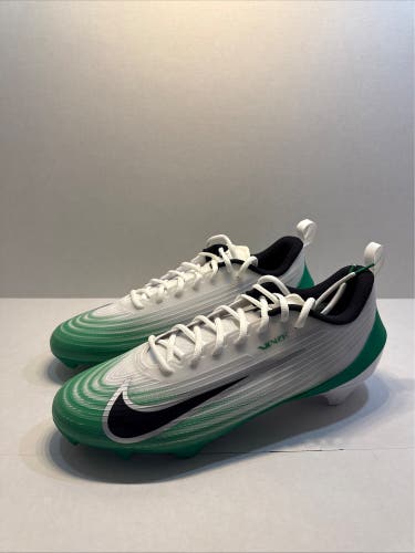 Nike Vapor Speed 3 Men's 13 Football Cleats White Stadium Green HM8849-100