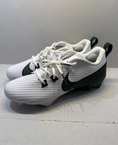 Nike Vapor Edge Speed 360 2 White/Green Football Cleats Men's Size 9 FQ4045-101
