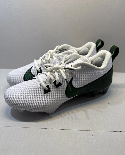Nike Vapor Edge Speed 360 2 White/Green Football Cleats Men's Size 9 FQ4045-101