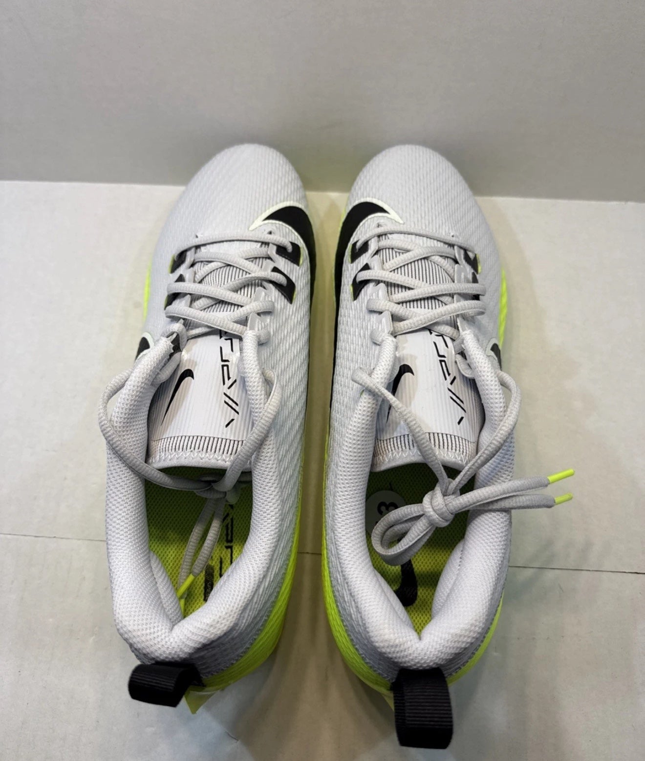 Nike Vapor Edge Speed 360‎ 2 Football Cleats Men\'s 13 DA5455-004 Mens Size 13 Nike Vapor Edge Speed 360 2 Grey Green Football  main image 2