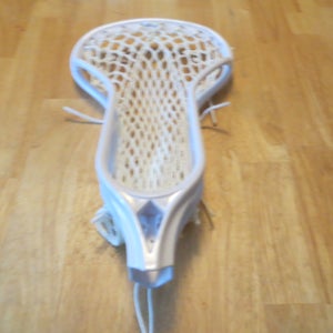 New! Tribe7 Optimus7 Pre-Strung Lacrosse Head - White