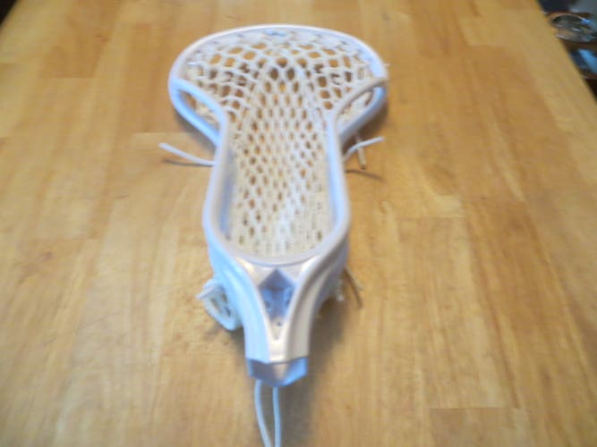 New! Tribe7 Optimus7 Pre-Strung Lacrosse Head - White