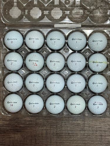 20 TaylorMade Tour Response Golf Balls - 4A Condition