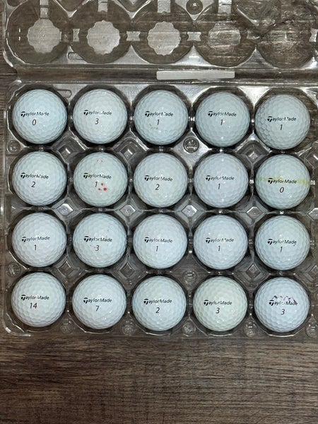 20 TaylorMade Tour Response Golf Balls - 4A Condition