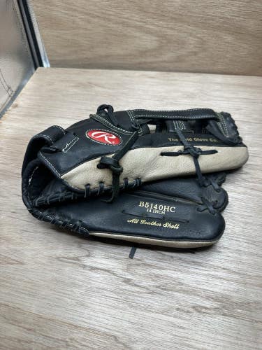 Rawlings 14 Softball Glove B5140HC Leather Black Tan Custom Collection