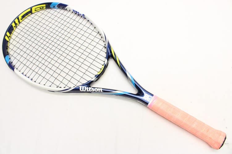 *USED* WILSON BLX JUICE 100 (GEN 2) TENNIS RACQUET (4 3/8) FROM A COLLECTOR