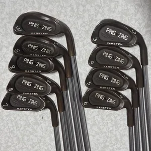 PING ZING BERYLLIUM COPPER IRON SET 3-PW-SW JZ Steel Stiff Flex Shafts RH