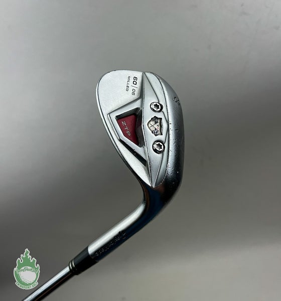 Used Right Handed TaylorMade Milled ZTP 60*-06 Steel Wedge Flex Golf Club