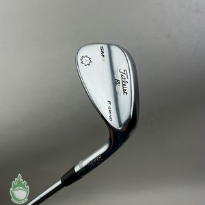 Right Handed Titleist Vokey SM6 F Grind Wedge 56*-14 Regular Flex Steel Golf