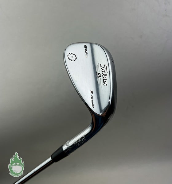 Right Handed Titleist Vokey SM6 F Grind Wedge 56*-14 Regular Flex Steel Golf