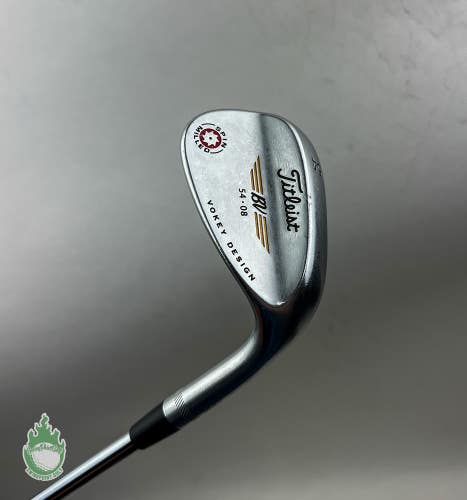 Right Handed Titleist Vokey Spin Milled 54-08* Stiff Flex Steel Golf Club