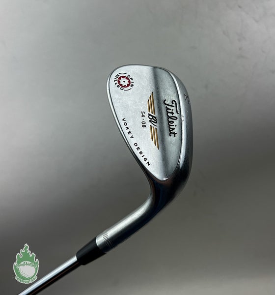 Right Handed Titleist Vokey Spin Milled 54-08* Stiff Flex Steel Golf Club
