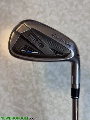 TaylorMade Sim2 Max Single 8 Iron Steel KBS Max MT 85 Stiff Flex RH