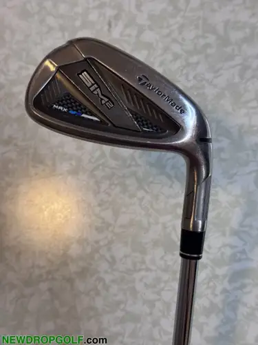 TaylorMade Sim2 Max Single 9 Iron Steel KBS Max MT 85 Stiff Flex RH