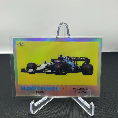 George Russell Williams Racing 2021 Topps F1 Chrome 1961 Retro Sport Car #T61-GR
