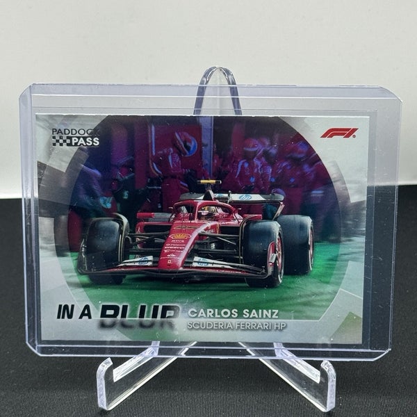 Carlos Sainz Scuderia Ferrari  2024 Topps F1 Paddock Pass In a Blur Insert #BL-4