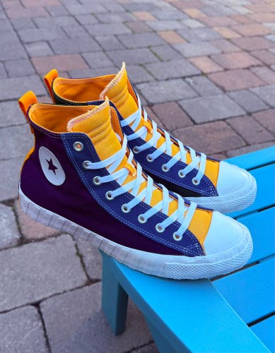 Men's Converse UNT1TL3D Hi Not A Chuck Sneakers Night Purple 167242C US Size 11