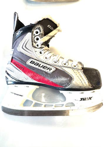 Used Bauer VAPOR X1.0 Youth Hockey Skate Youth 11.0 11860-S000299155