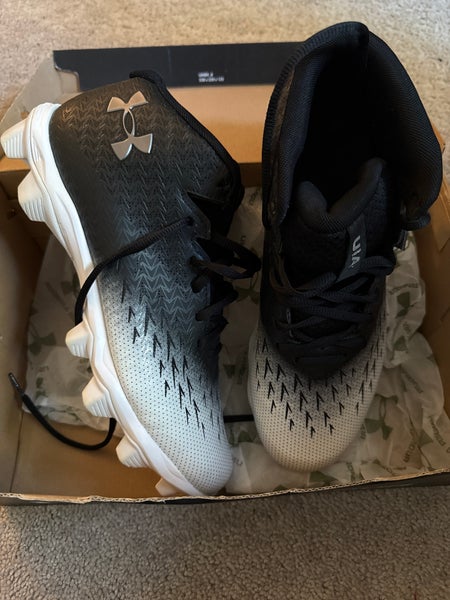 Men's Size M 9.5 (W 10.5) Under Armour Under Armour Spotlight Franchise RM 4.0 Mid Top Molded Cleats