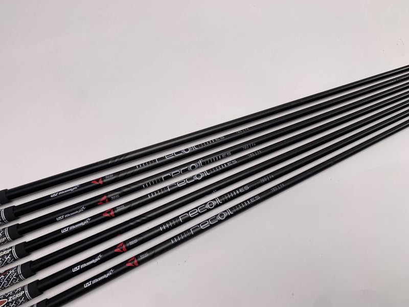 UST Mamiya Recoil ES 780 F4 Stiff Iron Set 7 Shafts 34.75''-37.75''- Pull 0.355