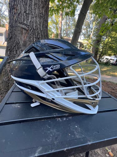 Cascade XRS Pro Helmet (Used) blue white and gold