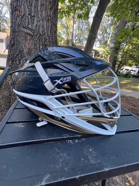 Cascade XRS Pro Helmet (Used) blue white and gold