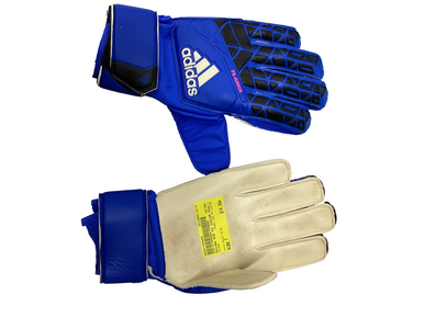 Used Adidas ACE FS JUNIOR Soccer Goalie Gloves Royal Blue 7 11613-S000169468